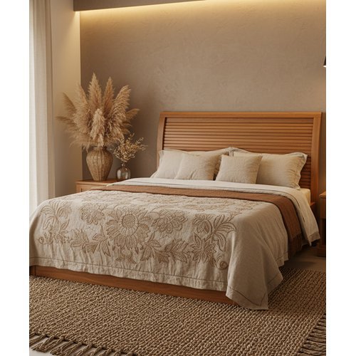 Cama Dallas 1,95 x 2,05 - Madeira Maciça - Móveis de Gramado - Imagem 2