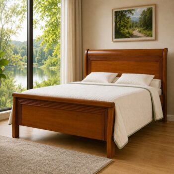 Cama Vitória 1,30 x 1,90 - Madeira Maciça - Móveis de Gramado