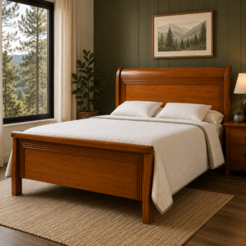 Cama Vitória 1,00 x 1,90 - Madeira Maciça - Móveis de Gramado