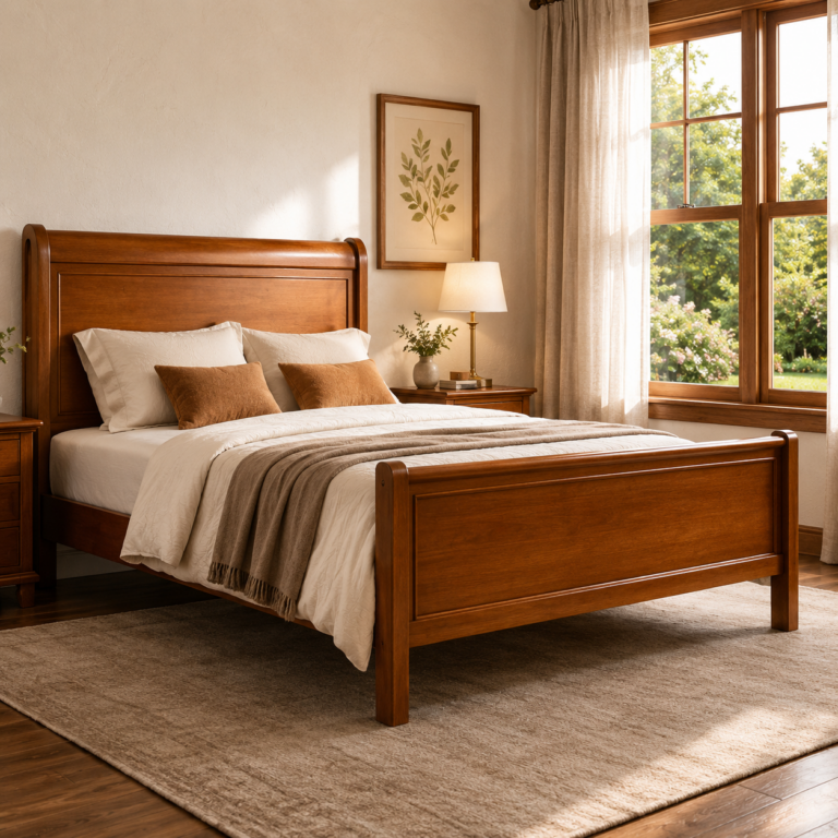Cama de Solteiro Miramar 80 x 1,90 - Madeira Maciça - Móveis de Gramado
