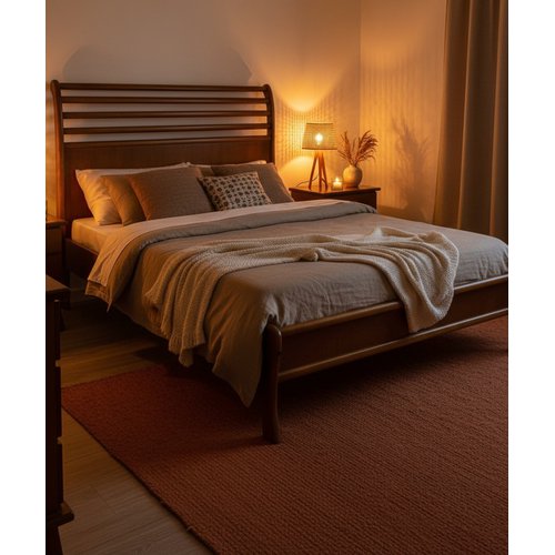 Cama Palito King Size 1,95 x 2,05 - Madeira Maciça - Móveis de Gramado
