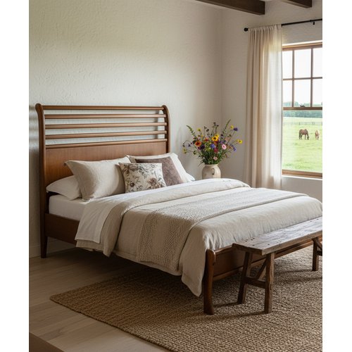 Cama Palito King Size 1,95 x 2,05 - Madeira Maciça - Móveis de Gramado - Imagem 2