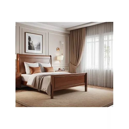 Cama Miramar King Size 1,95 x 2,05 - Madeira Maciça - Móveis de Gramado - Imagem 2