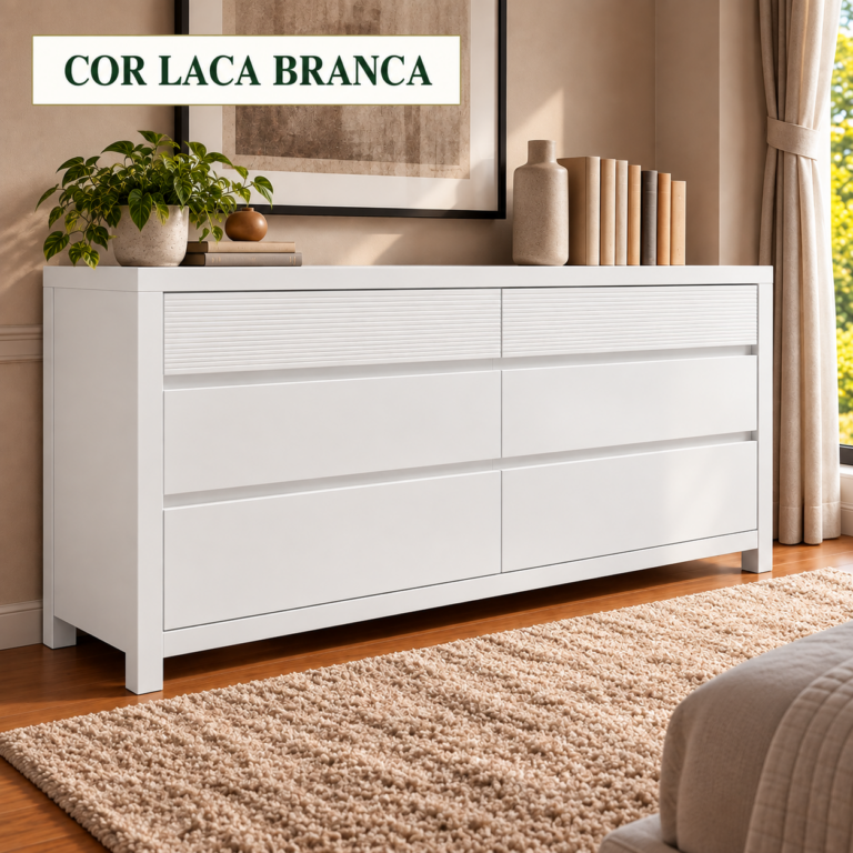 Cômoda Gramado 1,90 x 50 x 80 - Madeira Maciça - Móveis de Gramado