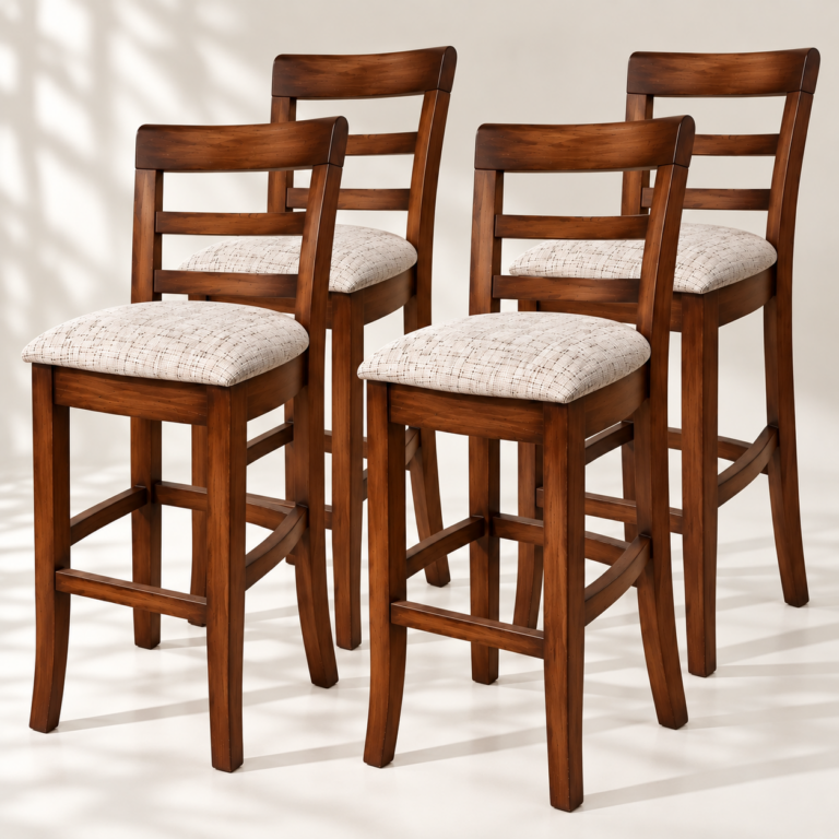 Banqueta Ref.063 1,20  x 35 x 35 - (04 Unidades) - Madeira Maciça - Móveis de Gramado