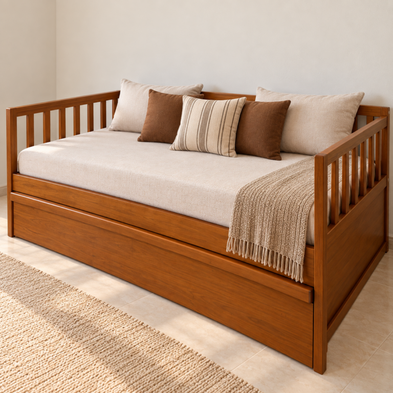 Bicama Econômica 90 x 1,90 - (Bicama 80cm) - Madeira Maciça - Móveis de Gramado