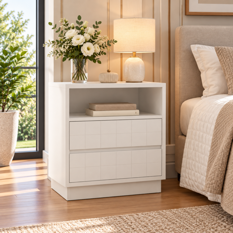 Mesa de Cabeceira Pinhais 72 x 50 x 40 - (02 Unidades) - Móveis de Gramado