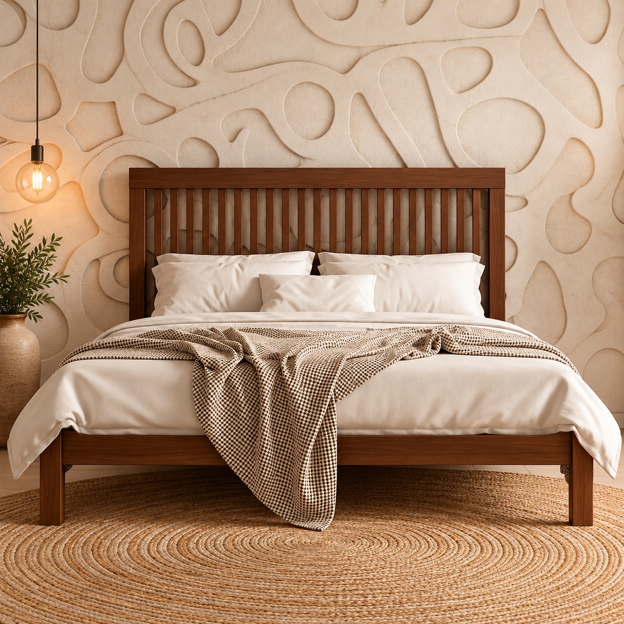 Cama Dalarosa 80 x 1,90 - Madeira Maciça - Móveis de Gramado